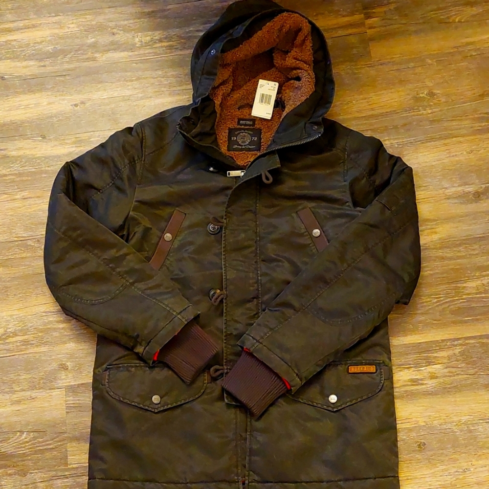 Buffalo dark green size M Men's jacket